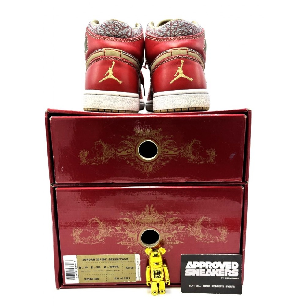 Nike Air Jordan 1 Retro Levi's 23 / 501 Denim Pack 332083